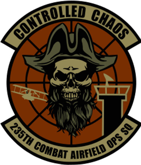 235th Combat Airfield Operations Squadron logo