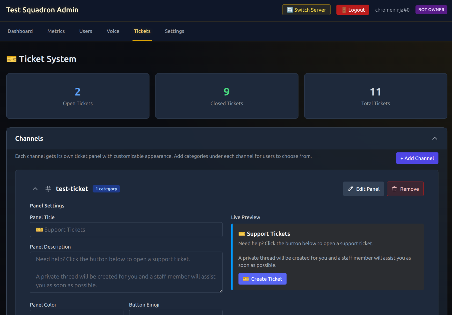 TEST Squadron Discord Bot / Community Operations Platform